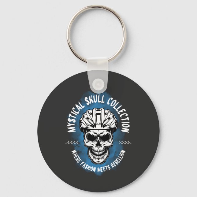 Mystical Skull Collection Graphic keychain– Dark G Keychain (Front)