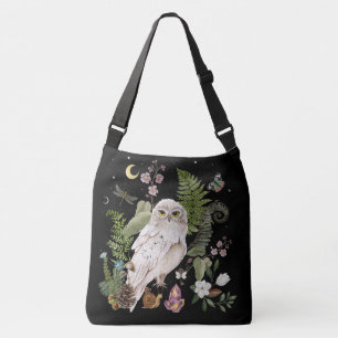 Mystical Snowy Owl Tote Bag for Nature Lovers gift