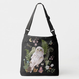 Mystical Snowy Owl Tote Bag for Nature Lovers gift
