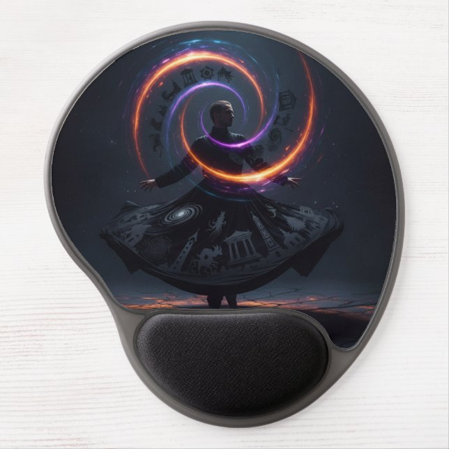 Mystical Sorcerer Ergonomic Mouse Pad (Front)