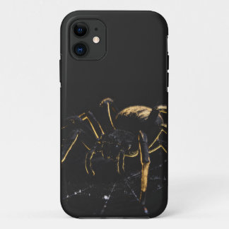 Mystical Spider Phone Case Black and Gold