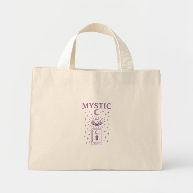 Mystical stories mini tote bag (Front)