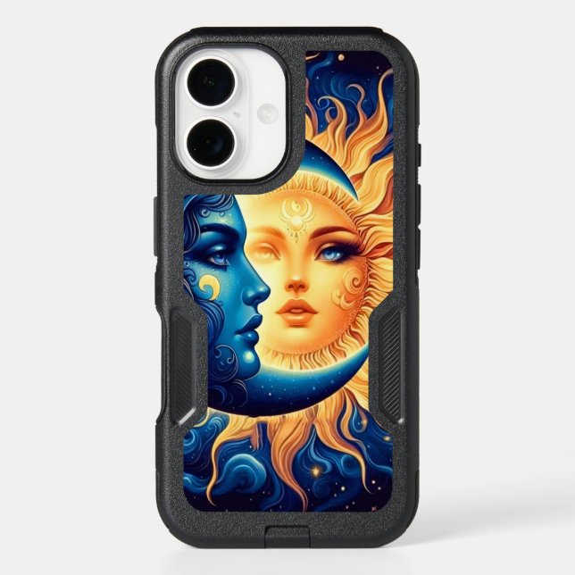 Mystical Sun and Moon Phone Case  (Back)