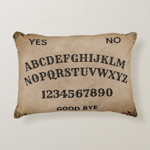 Mystical Talking Spirit Board Accent Pillow