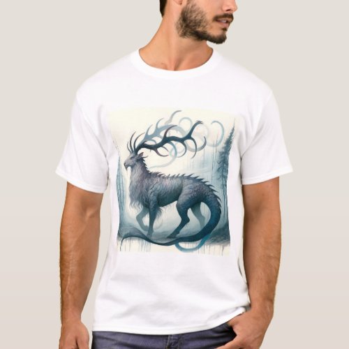 Mystical Tanaocerus IREF411 _ Watercolor T_Shirt