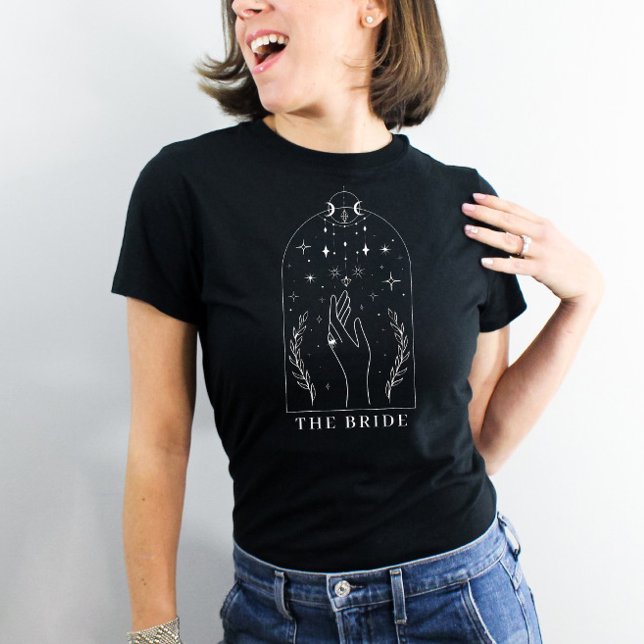 Mystical Tarot Card Bachelorette Party The Bride T-Shirt (The Bride T-shirt Mystical Tarot Card Bachelorette Party Matching Shirts)