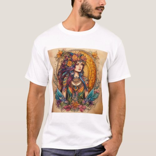 Mystical Tattoo_Style T_Shirt Designs