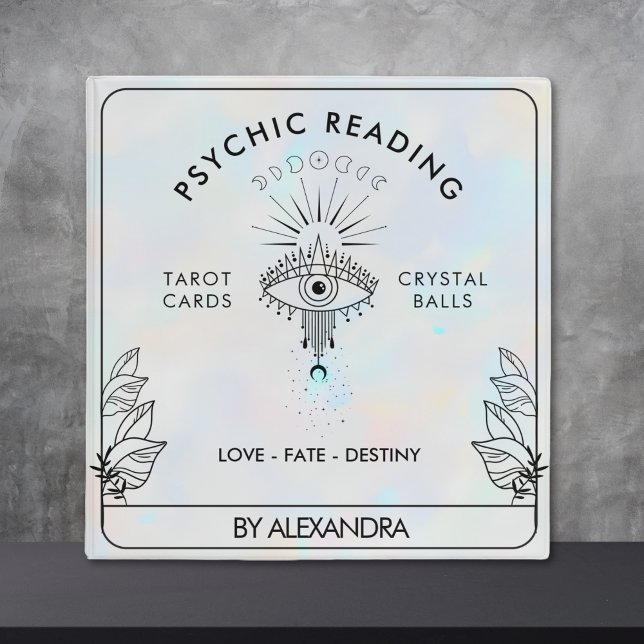 Mystical Third Eye Celestial Lunar Holographic  3 Ring Binder (Mystical Third Eye Celestial Lunar Holographic 3 Ring Binder)