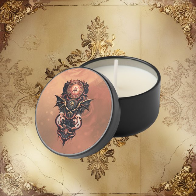 Mystical time travel with wings, steampunk watch.  mini candle favors (Creator Uploaded)