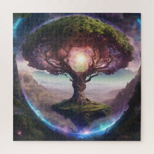 Mystical Tree Magical Portal Jigsaw Puzzle