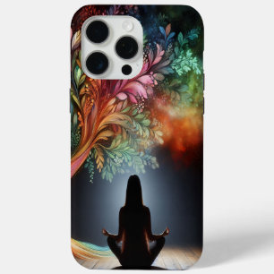 Mystical Tree & Meditation: Serenity & Harmony iPhone 15 Pro Max Case