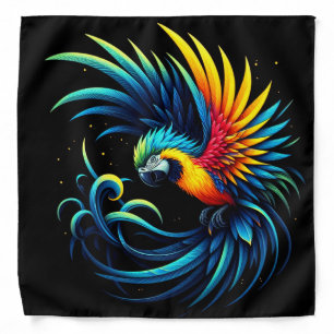 Mystical Tropical Parrot Bandana