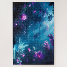 Mystical Twilight Bloom – Enchanted Floral Forest