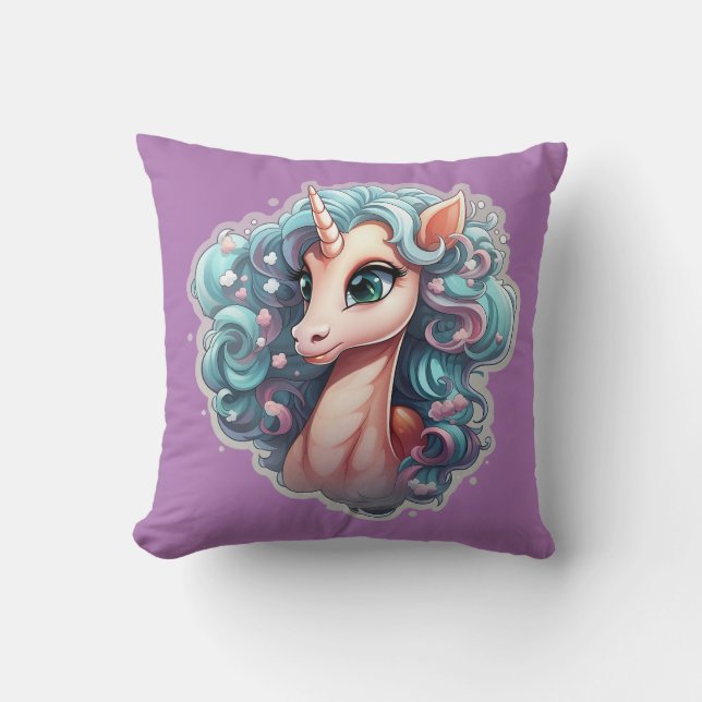 🌟✨ Mystical Unicorn Cushion ✨🌟 (Front)