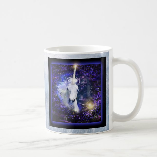 Mystical Unicorn Horse SHAFIRE Coffee Mug (Right)