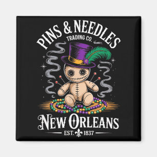 Mystical Voodoo Doll New Orleans Ns And Needles Ar Magnet