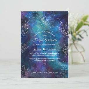 Mystical Watercolor Bachelorette Party Invitation
