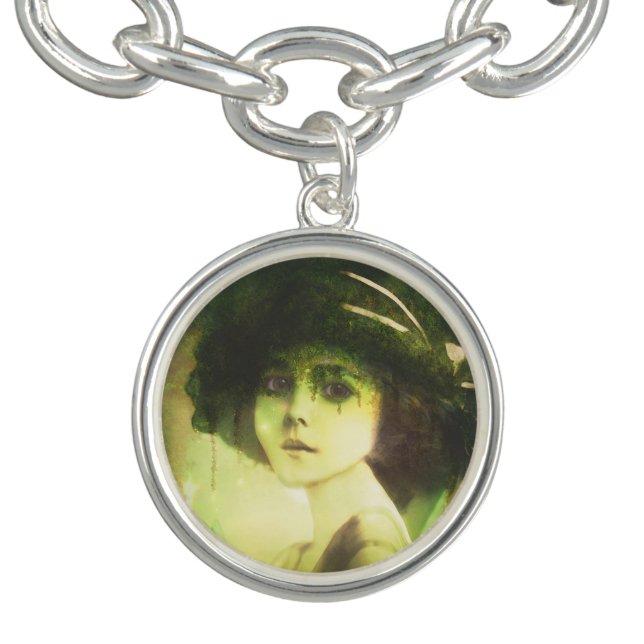 Mystical Willow Tree Fairy Fantasy Art Bracelet (Design)