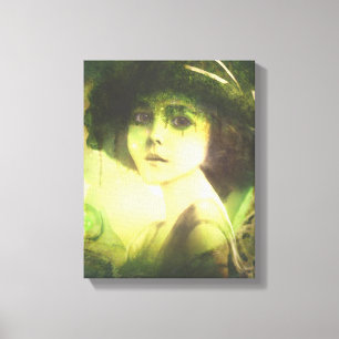 Mystical Willow Tree Fairy Fantasy Art Canvas Print