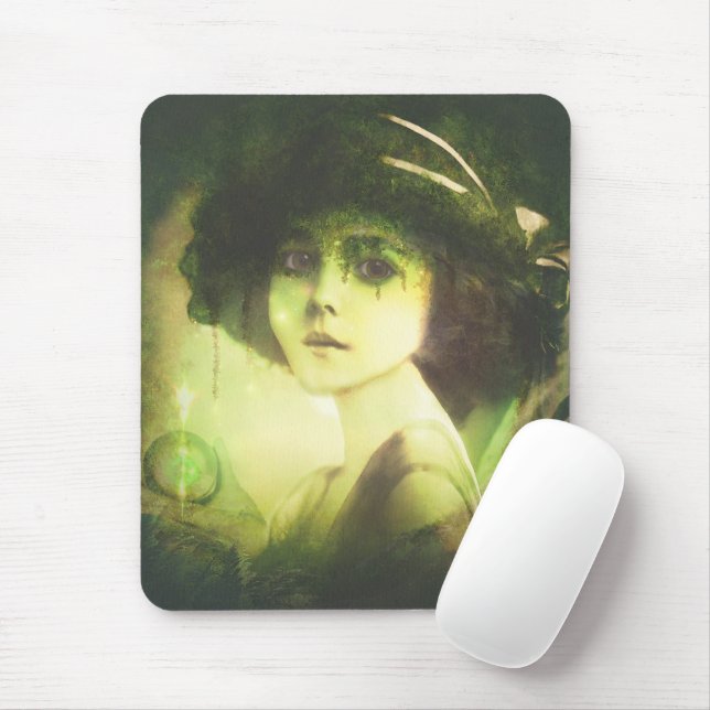 Mystical Willow Tree Fairy Fantasy Art Mouse Pad (With Mouse)