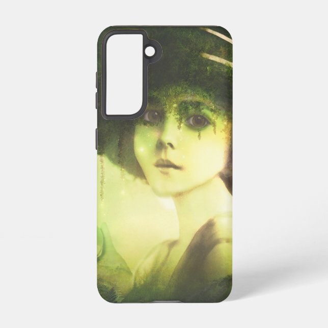 Mystical Willow Tree Fairy Fantasy Art Samsung Galaxy Case (Back)