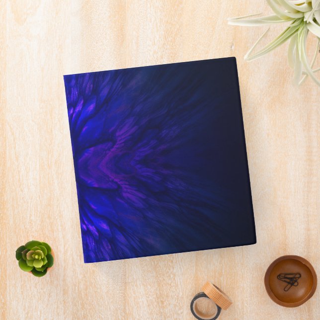 Mystical Wings with Deep Blue Feathers 3 Ring Binder (In Situ)