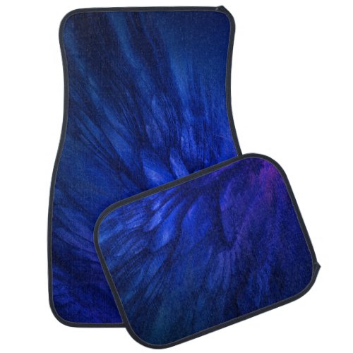 Mystical Wings with Deep Blue Feathers Car Floor Mat