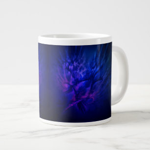 Mystical Wings with Deep Blue Feathers Giant Coffee Mug