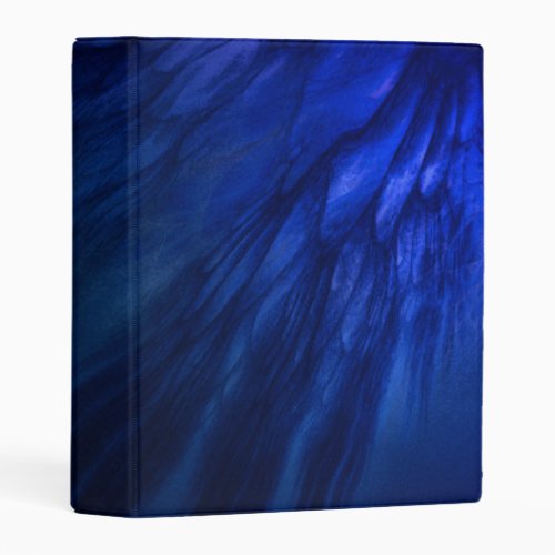 Mystical Wings with Deep Blue Feathers Mini Binder