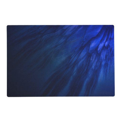 Mystical Wings with Deep Blue Feathers Placemat