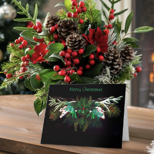Mystical Winter Fantasy Green Man Celtic Pagan Card