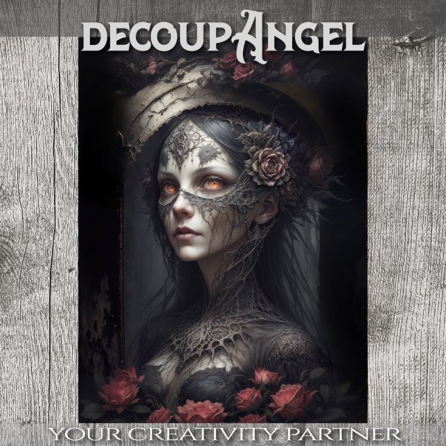 Mystical Witch: Lavinia - Decoupage -  Tissue Paper (Creator Uploaded)