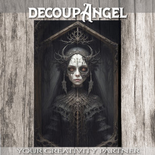 Mystical Witch: Petra - Decoupage - Tissue Paper