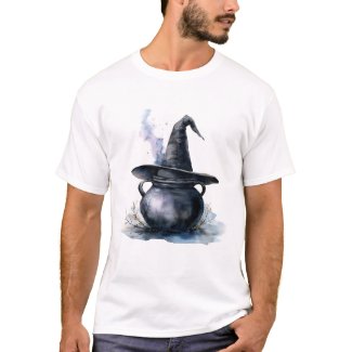 Mystical Witches: Art & Apparel scary jar T-Shirt