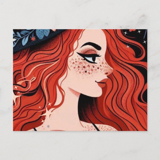 Mystical Witchy Collection Postcard - Postcard (Front)