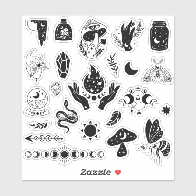 Mystical Witchy Sticker Pack (Sheet)