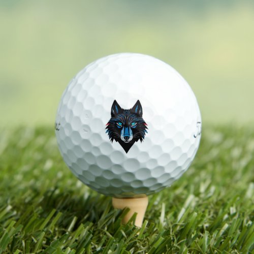 Mystical Wolf Golf Balls