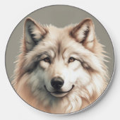 Mystical Wolf Wireless Charger (Front)