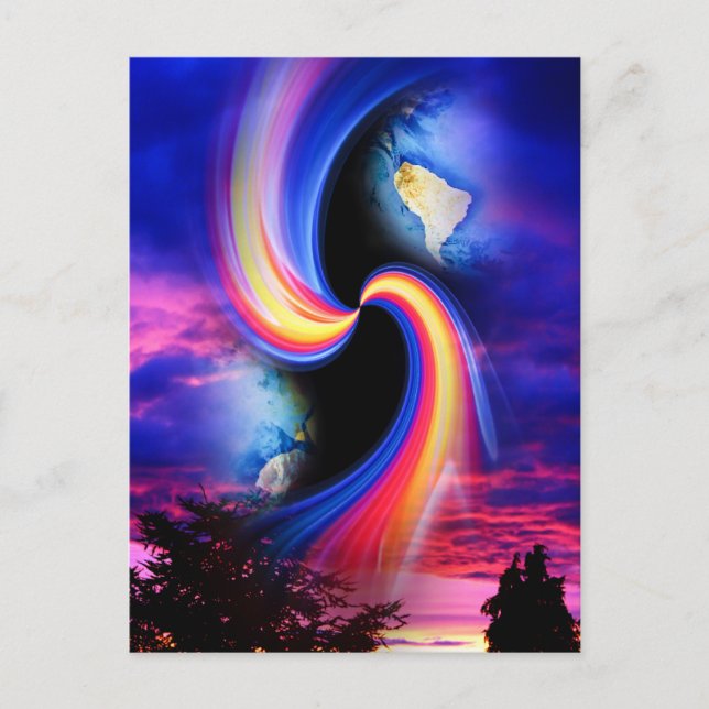 Mystical world  3 postcard (Front)