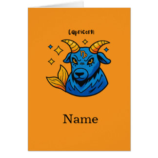 Mystical Zodiac Capricorn Sea Goat Astrology Cards