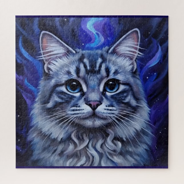MysticCosmicCat Jigsaw Puzzle (Vertical)