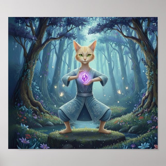 MysticCrystalFlow Poster (Front)