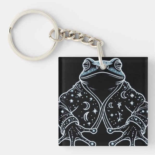 MysticGlowFrog Keychain (Front)