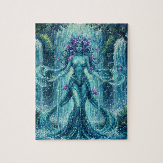 MysticWaterFallWitch Jigsaw Puzzle (Vertical)