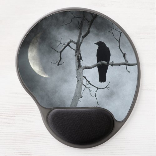 Mystifying Crow Gel Mouse Pad