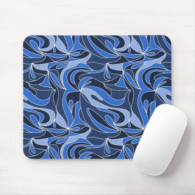Mystique Blue Mouse Pad (With Mouse)
