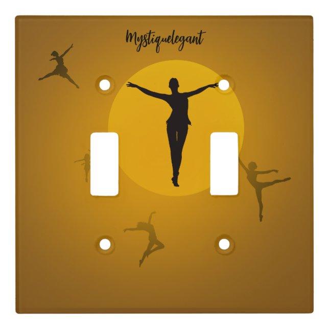 Mystique Elegant Dance Light Switch Cover (Front)