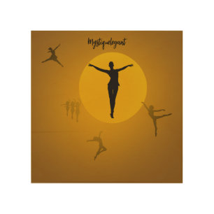 Mystique Elegant Dance Wood Wall Art
