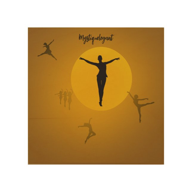 Mystique Elegant Dance Wood Wall Art (Front)