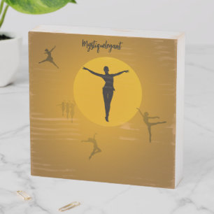 Mystique Elegant Dance Wooden Box Sign